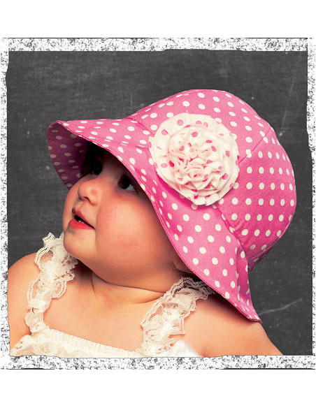 Molde de chapéus para bebês - McCall's 6762