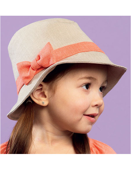 Molde de chapéus para bebês - McCall's 6762