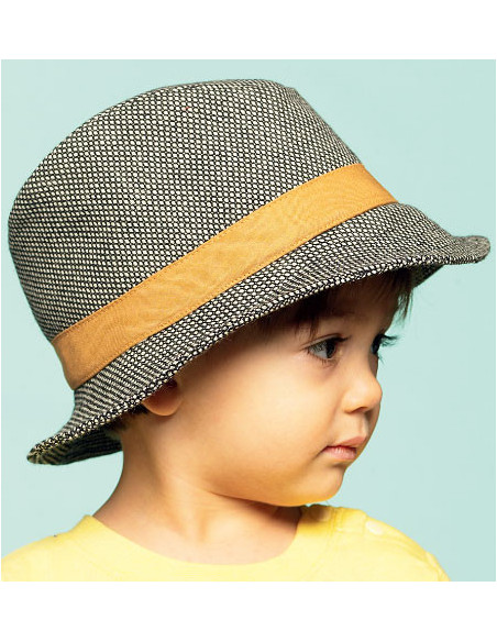 Molde de chapéus para bebês - McCall's 6762