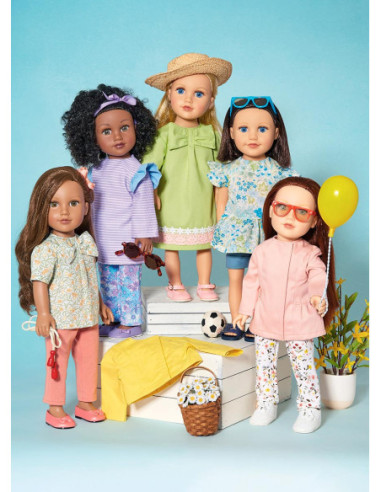 Molde de roupas para boneca - McCall's 8378