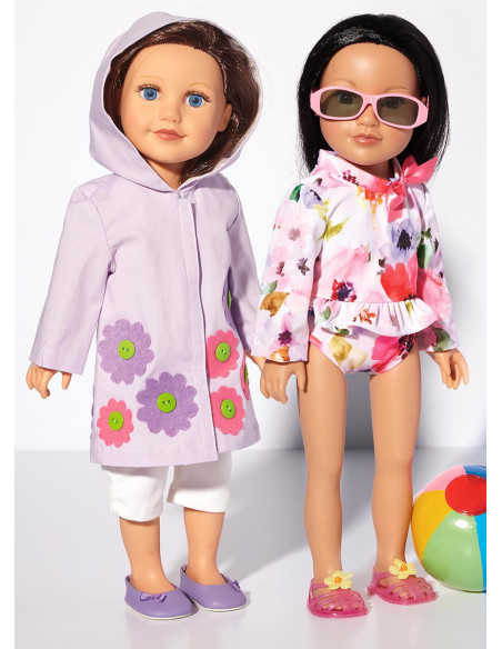 Molde de roupas para bonecas - McCall's 8309