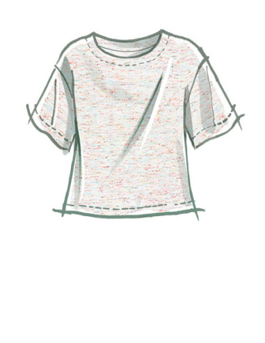 Padrão de blusa, vestido, calção e calça - McCall's 8160