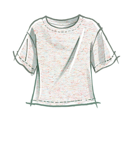 Padrão de blusa, vestido, calção e calça - McCall's 8160