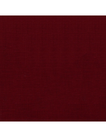 Retalho de tecido de linho - 45 x 40 cm - Cereja