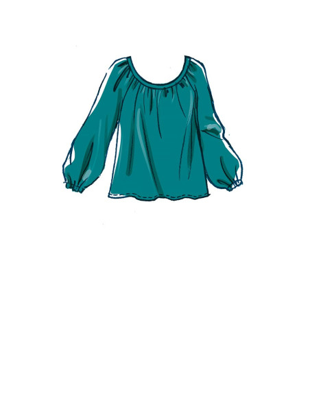 Padrão de tops - McCall's 8256