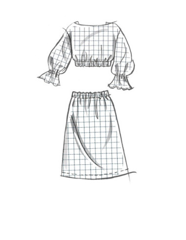 Molde de blusas, saias, shorts e calças - McCall's 8295