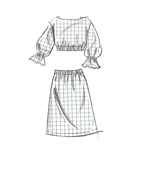 Molde de blusas, saias, shorts e calças - McCall's 8295