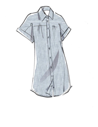 Molde de vestidos e cinto - McCall's 8030