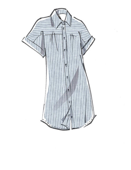 Molde de vestidos e cinto - McCall's 8030