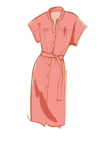 Molde de vestidos e cinto - McCall's 8030