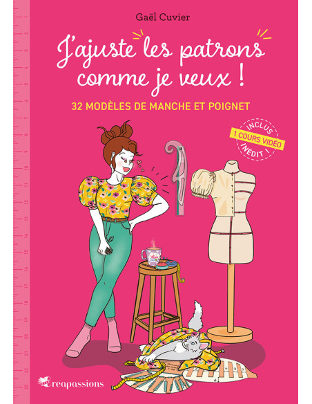 Livro Eu ajusto os moldes como eu quero! - 32 modelos de manga e punho