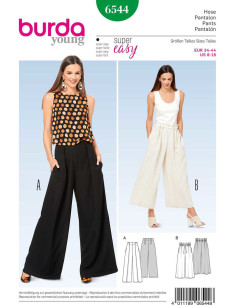 Molde de calça - Burda 6544