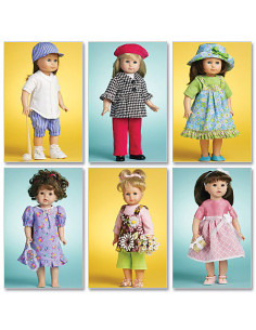 Molde de roupas de boneca