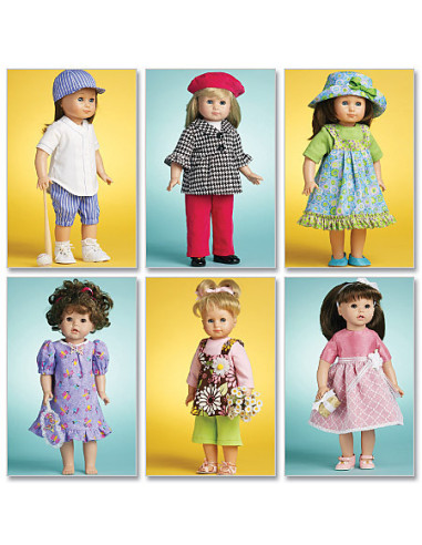 Molde de roupas de boneca