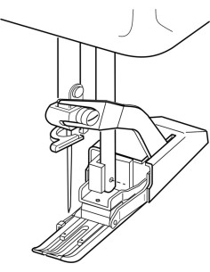 Calcador de duplo arrasto Janome 2