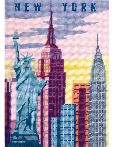 Canevas pénélope DMC - New-York