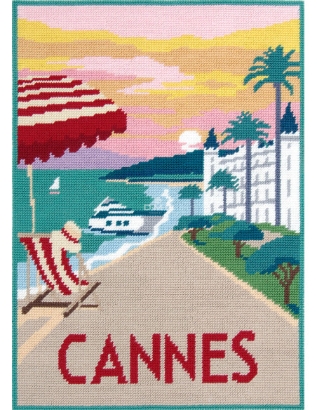 Canevas Penélope DMC - Cannes
