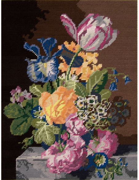 Canevas Penélope DMC - Rosas de Jan Frans Van Dael