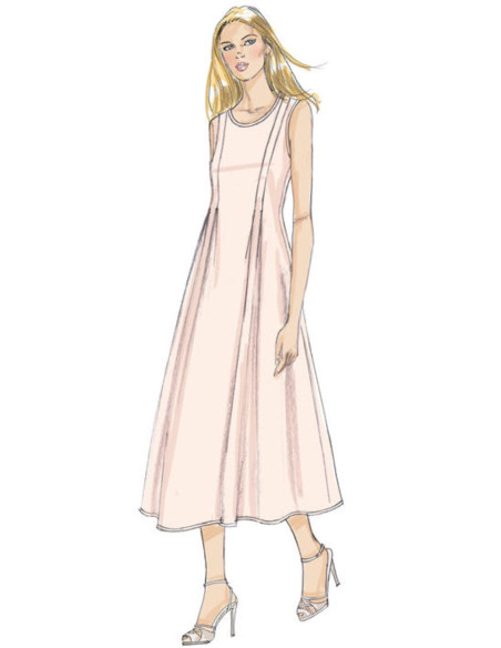 Molde de vestidos - Vogue 9236