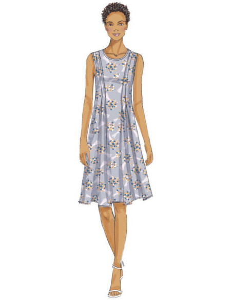 Molde de vestidos - Vogue 9236