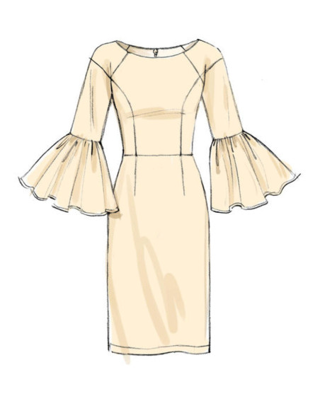 Molde de vestidos - Vogue 9239