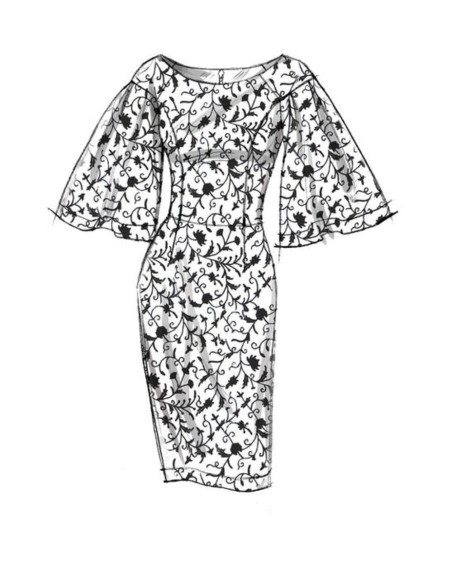 Molde de vestidos - Vogue 9239
