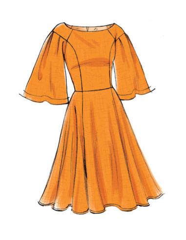 Molde de vestidos - Vogue 9239