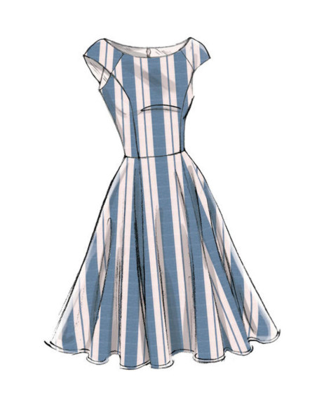 Molde de vestidos - Vogue 9239