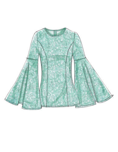 Molde de blusas - Vogue 9243