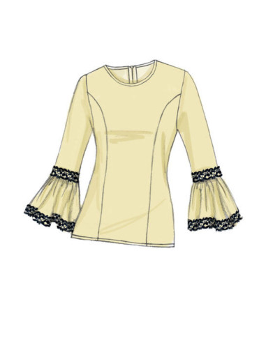 Molde de blusas - Vogue 9243