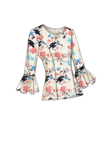 Molde de blusas - Vogue 9243