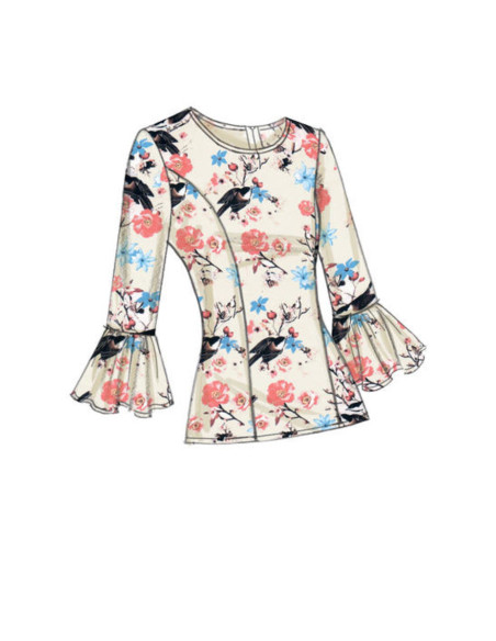 Molde de blusas - Vogue 9243