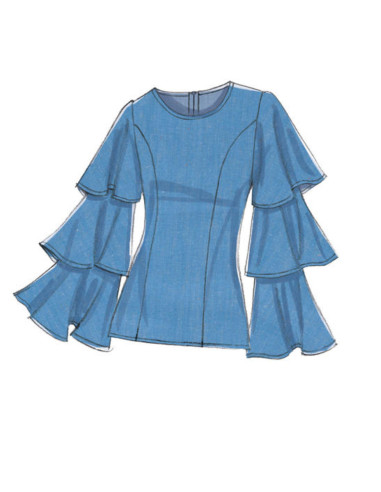 Molde de blusas - Vogue 9243