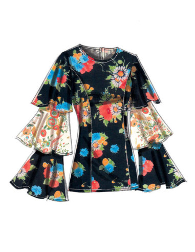 Molde de blusas - Vogue 9243
