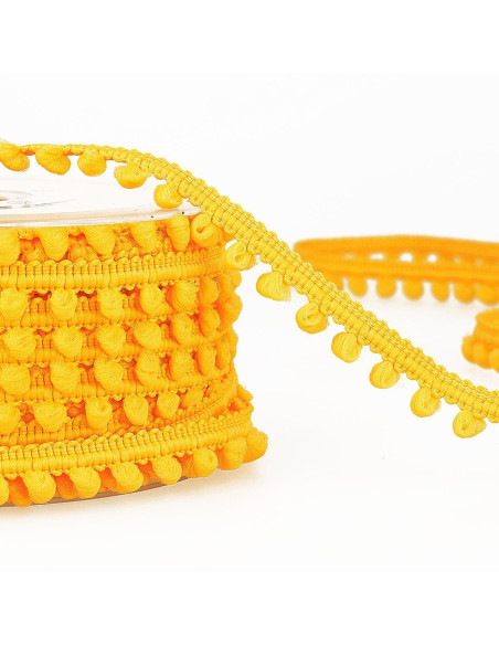 Galão mini pompons - Amarelo
