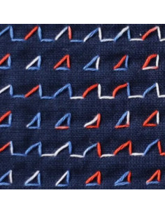 Linha sashiko Daruma Kasuri multicolorida 3 cores 40 m 2