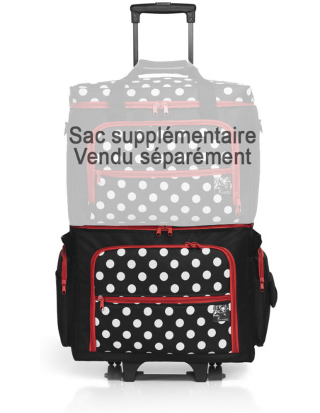 Mala trolley para máquina de costura - Polka Dots