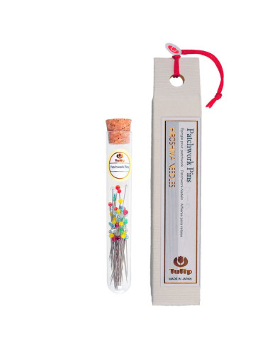 Tubo de 60 alfinetes patchwork Tulip