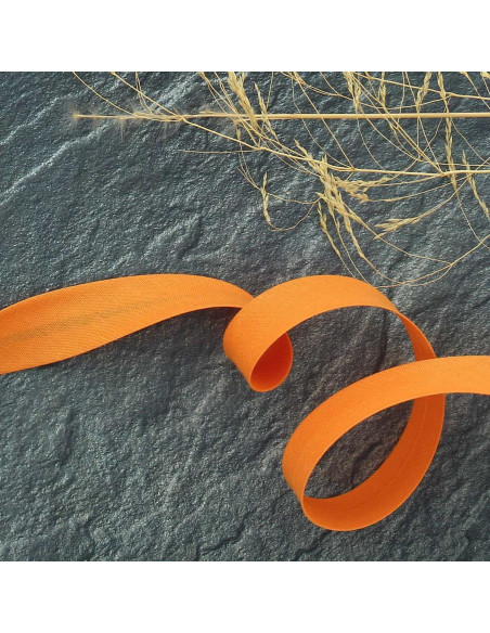 Biais tout textile polycoton - Citrouille