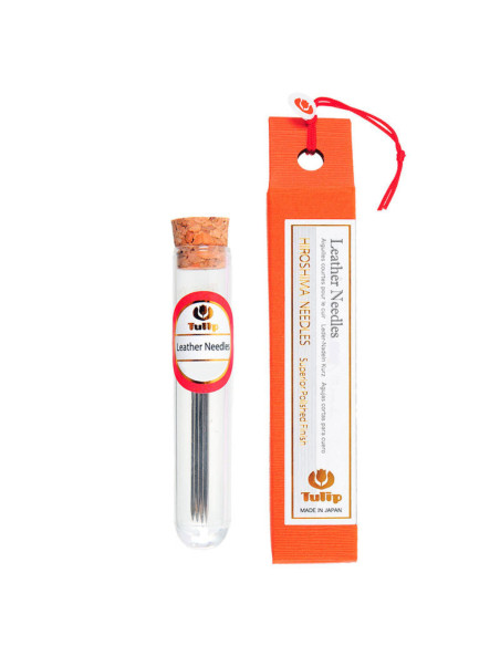 Tubo de 2 agulhas de couro Tulip - Curtas
