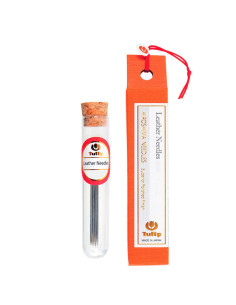 Tubo de 2 agulhas de couro Tulip - Longas