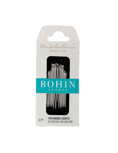 Agulhas curtas patchwork Bohin - Sortido 3/9