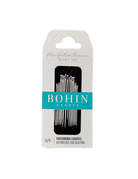 Agulhas curtas patchwork Bohin - Sortido 3/9
