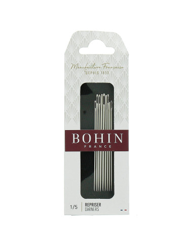 Agulhas de remendo e reparo Bohin - Sortido 1/5