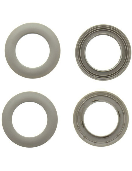 Conjunto de 8 ilhós para cortinas Ø44 mm - Fosco - Linho