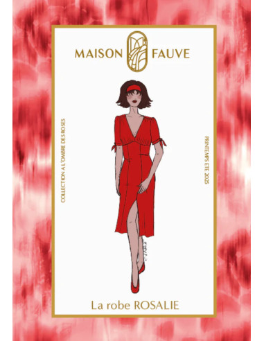 Molde de vestido Rosalie - Maison Fauve