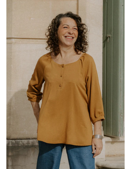 Molde de blusa Hespéride - Maison Fauve