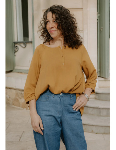 Molde de blusa Hespéride - Maison Fauve