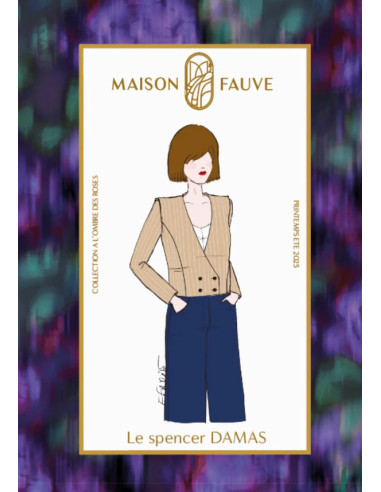 Padrão de spencer Damas - Maison Fauve