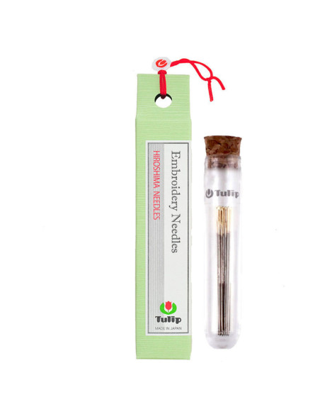 Tubo de 8 agulhas de bordar Tulip - N°10